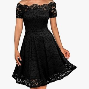 MissMaY Retro Lace Dress size XL Black